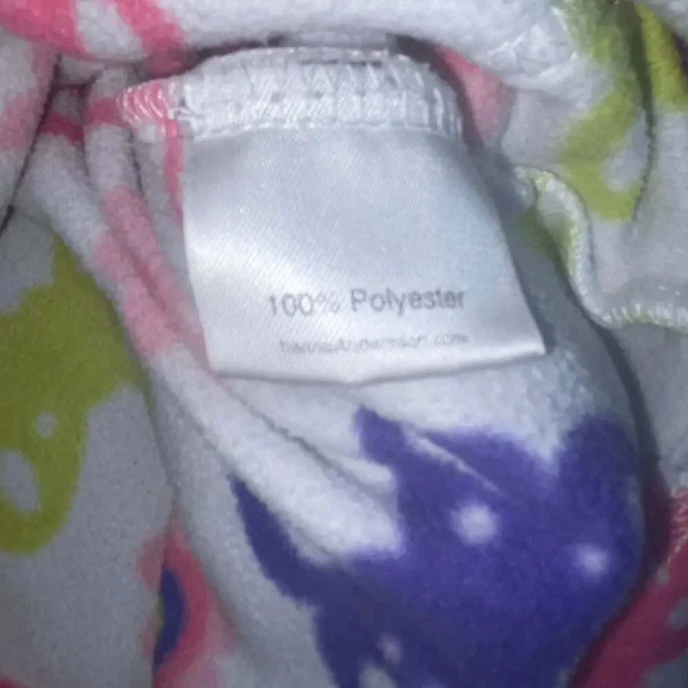 Hanna Andersson Fleece Jacket Coat Butterfly Sz 5 110 cm 1/4 Zip Pullover Pink